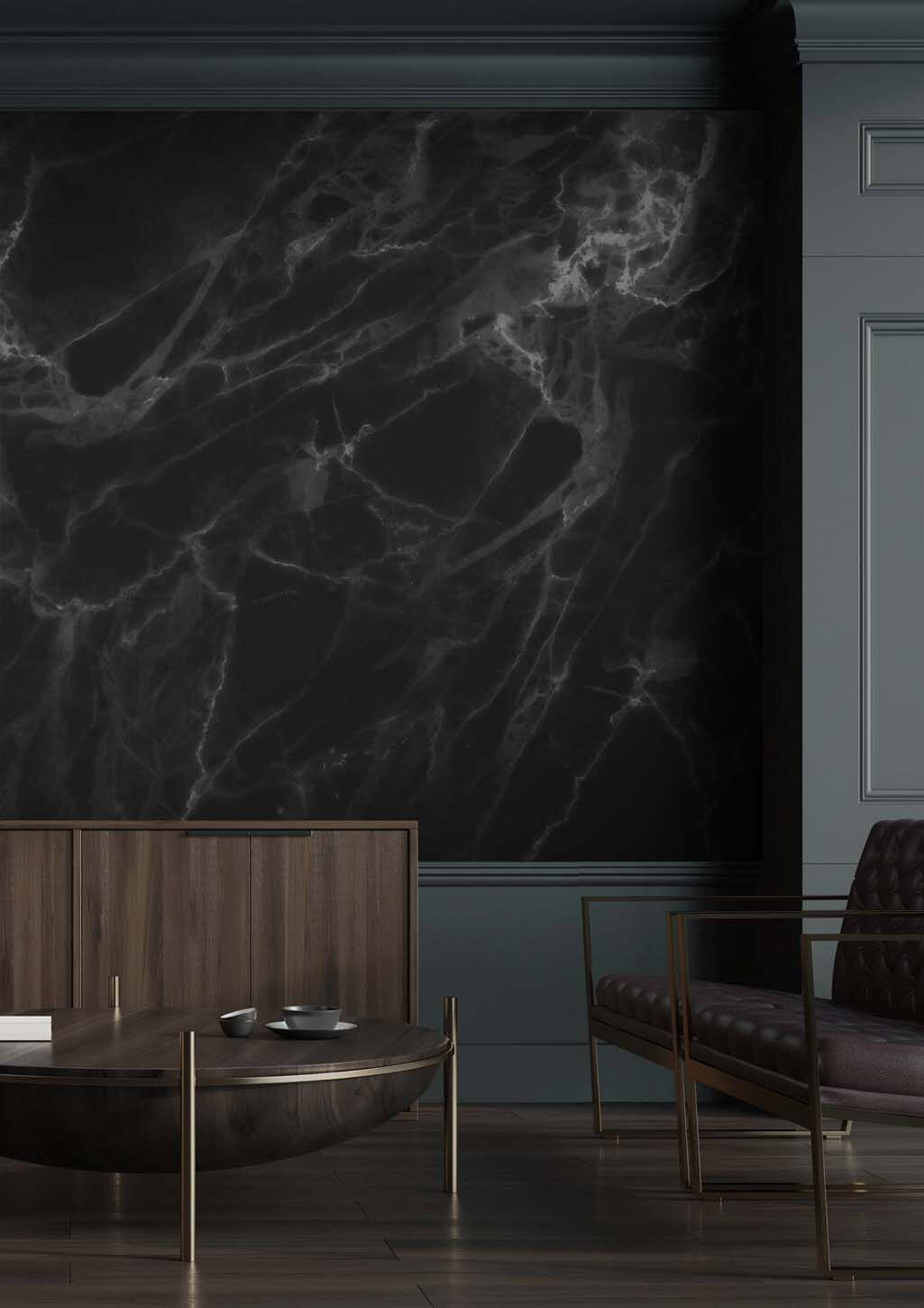 Sandy Druipend Reproduceren KEK Amsterdam Wonderwalls, fotobehang marble zwart | Zaansch Faam Webshop